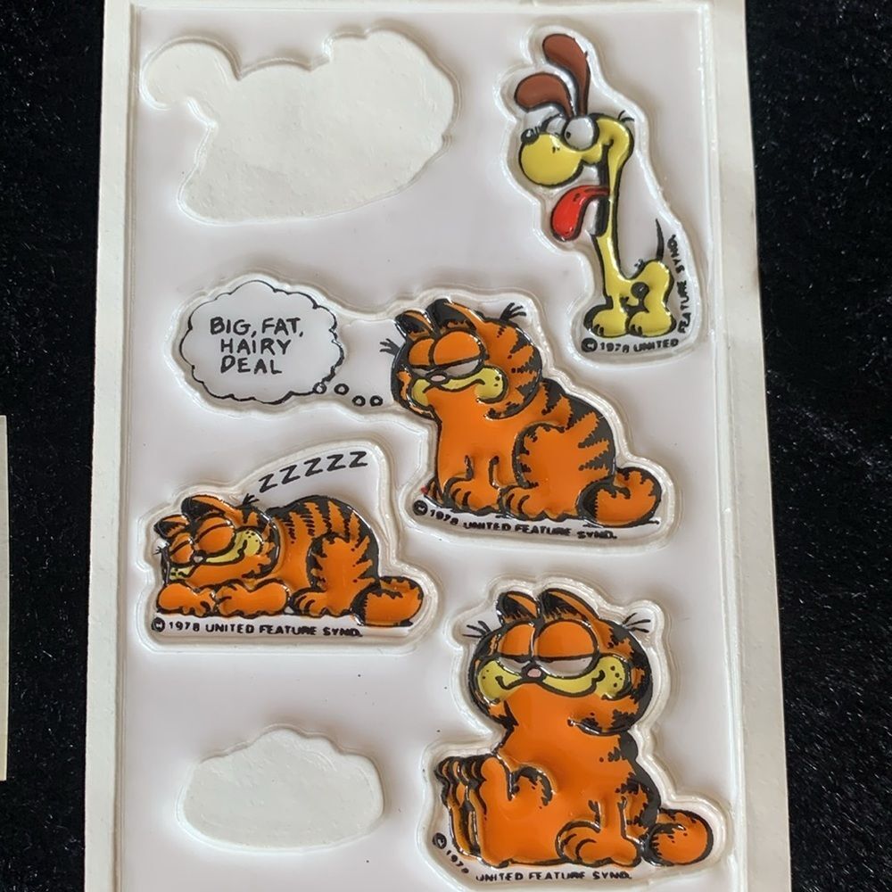 1978 VINTAGE Garfield Sticker Collection - Picture 3 of 5